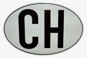 Ch International Vehicle Registration Oval - Ch Png #3714836