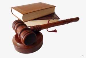 Gavel And Lawbook - Judge Hammer Transparent Background #3715314