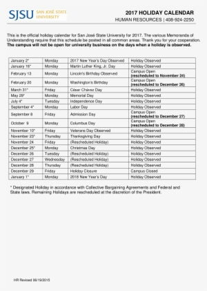 Holiday Calendar Pdf Main Image - Calendar #3715558