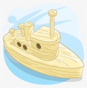 Wooden Boat - Illustration #3716196