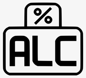 Alc Alcohol Percent Percentage Comments - Alcohol Percentage Icon #3716628