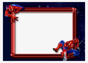 Download Spiderman Photo Frame Png Clipart Spider-man - Spiderman Super Hero Cartoon Character Decal Sticker #3717374