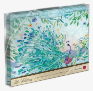 Pagoda Peacock File Folders - Peafowl #3717700