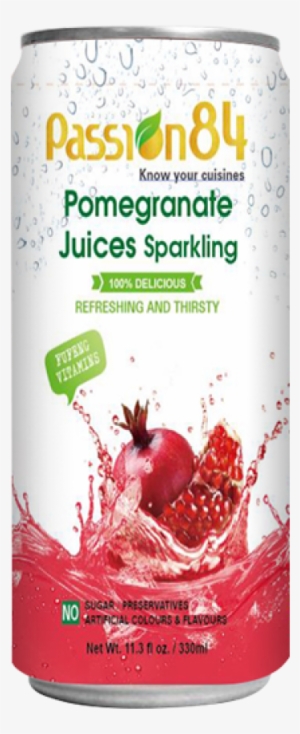 Passion84 Organic Pomegranate Juice Sparkling - Juice #3718630