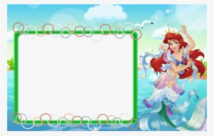 Free Disney Princess Frame Png - Disney Princess Ariel Frames Png #3718637