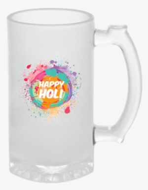 Awesome Happy Holi Frosted Beer Mug - Keep Calm And Drink Bhang Png #3718698