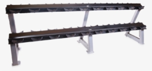 95" 2 Tier Dumbbell Rack W/saddles Rk-30 #3718835