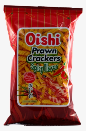 Oishi Hot And Spicy Prawn Crackers - Oishi Prawn Crackers, Spicy, 60 Gm #3719552