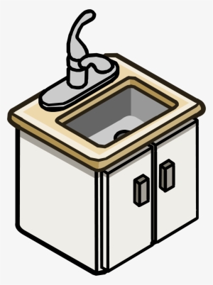 Furniture Items 2253 - Club Penguin Granite Kitchen #3720086