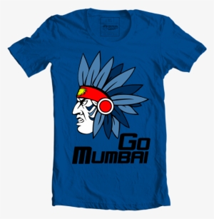 Mumbai Indians Fan Tee - Drum And Lyre T Shirt Design #3720485
