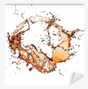 Cola Splash, Isolated On White Background Wall Mural - Euro Ware Home 7 Piece Non-stick Black Cookware Set #3721398