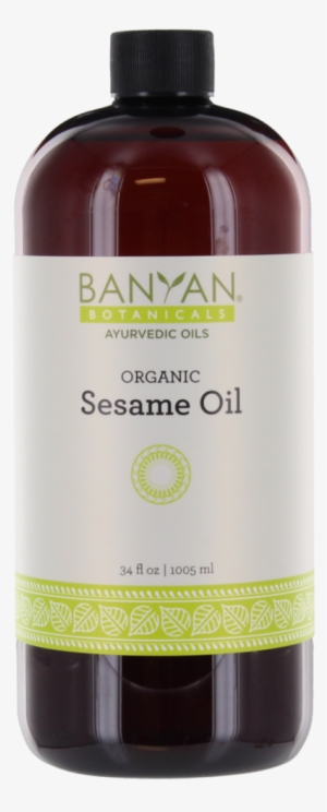 Organic Unrefined Sesame Oil - Banyan Botanicals Sesame Oil Organic 34 Fl Oz #3721493