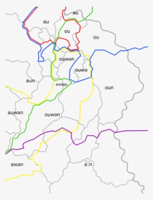 Isoglosses For The Word River In Ravenwold - Atlas #3721874