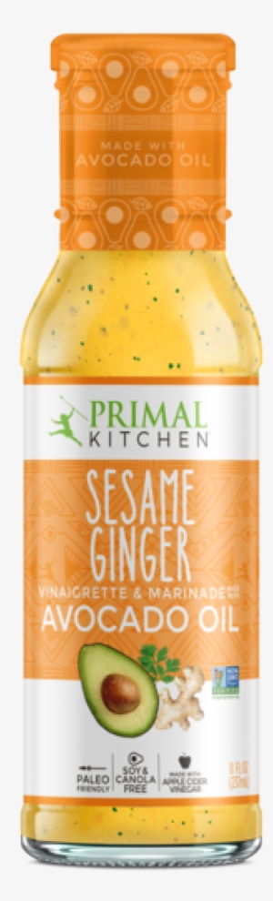 Sesame Ginger Vinaigrette & Marinade - Primal Kitchen Vinaigrette With Avocado Oil #3721992