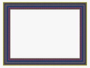 Blue Frame Certificate Vector #3722033