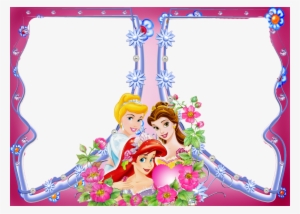 Disney Multi Photo Frame - Disney Princess Frame Png #3722060