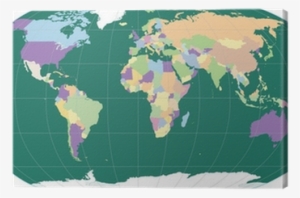 World Map Highlighting Canada - Free Transparent PNG Download - PNGkey