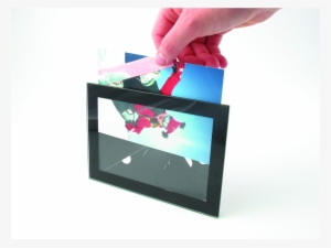 Multi-orientation Glass Photo Frames - Adventa Glass Mount - Photo Frame - A4 (21x29.7 Cm) #3722457