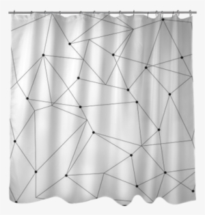 Scandinavian Geometric Modern Seamless Pattern Shower - Curtain #3722887