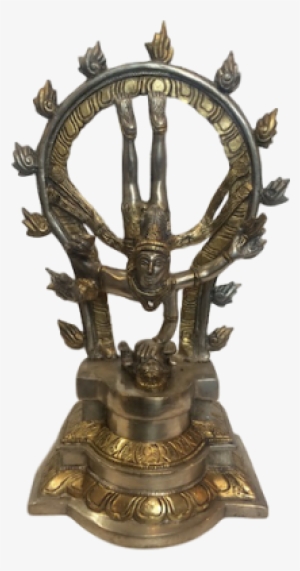 Standing Green Brass Shiva - Exotic India Zcb15 Bhagawan Shiva's Tandava #3723219