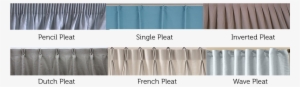 Curtain Pleats - Types Of Curtain Pleats #3723301