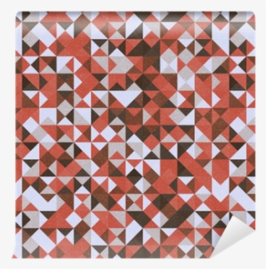 Retro Seamless Geometric Pattern Design Simple Abstract - Vinyl Wall Mural #3724021