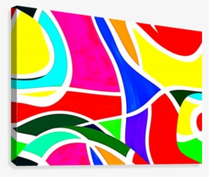 Abstract Bright Colors 1 Osg Canvas Print - Canvas Print #3724164