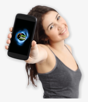 Uc Browser Download, Best Browser In India For Mobile - Girl With Mobile Png #3724536