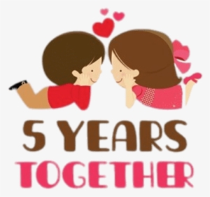 5 Years Anniversary Couple - 2nd Anniversary #3724706