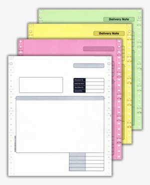 4 Part Continuous Invoice/delivery Note - Invoice #3724988