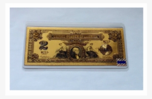 1899 24k Gold Two Dollar National Bank Note - Banknote #3725044