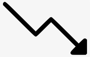 Trending Down Arrow Up Decrease - Trending Down Arrow Png #3725389