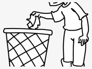 Logo Clipart Dustbin - Outline Images Of Good Habits #3725489