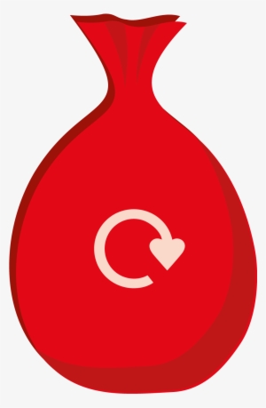 Red Clipart Dustbin - Bag #3725671