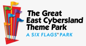 The Great East Cybersland Theme Park A Six Flags Park - Six Flags #3726594
