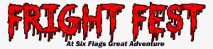 Halloween Events At Six Flags Great Adventure - Fright Fest #3726846