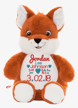 Personalized Cubbies Signature Fox - Stuffed Toy #3726934