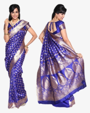 Arundathi Blue Silk Sarees - Blue Banarasi Silk Saree #3727165