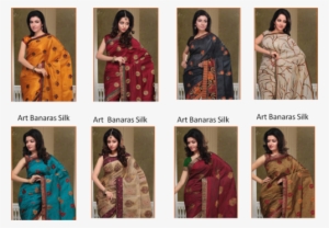 Art Banaras Silk Saree - Cena Drzwi Wejściowych #3727778