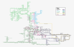 A Map Of Routes Managed By Govia In The United Kingdom #3729019