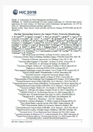 On-line Measuring Sensors For Smart Water Network Monitoring - Discovery Of Achilles On Skyros #3730159