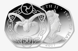 Fifty Pence Manx Loaghtan Decimal Coin In Wallet - 2017 Manx Loaghtan Sheep 50p Cupro Nickel Coin #3730283