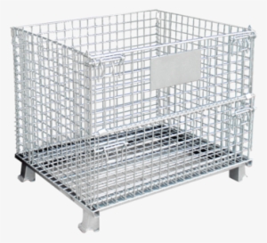 Wire Mesh Container Storage Cage - Cage #3731484