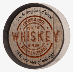 Whiskey - Personalized Whiskey Label Barrel Sign #3731733