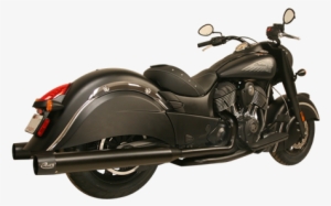 Rush Performance 4” Slip Ons For Indian - Black - 3.0 #3731811