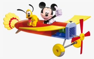 Doce Cantinho Da R 234 Mickey Png - Mickey Mouse In Plane #3731829