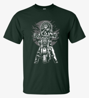 Indian Motorcycle Novelty T Shirt - Rock & Roll T Shirts - Native American Chief Biker #3732526