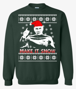 Star Trek Make It Snow Ugly Sweater - Ugly Christmas Sweaters 2018 #3732592