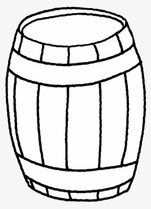 Back Gallery For Pirate Whiskey Barrel - Keg Clipart Black And White #3732716