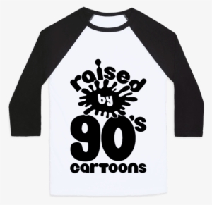 Raised By 90's Cartoons Baseball Tee - My Witches #3733099
